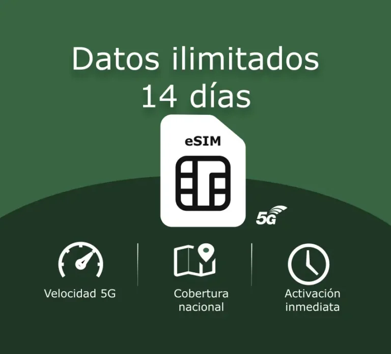 14 dias datos 5G ilimitados